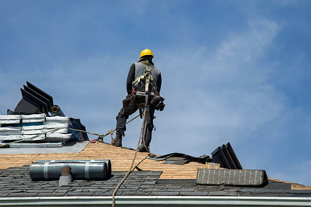 Professional Metal Roofing technician working in Gerton, NC